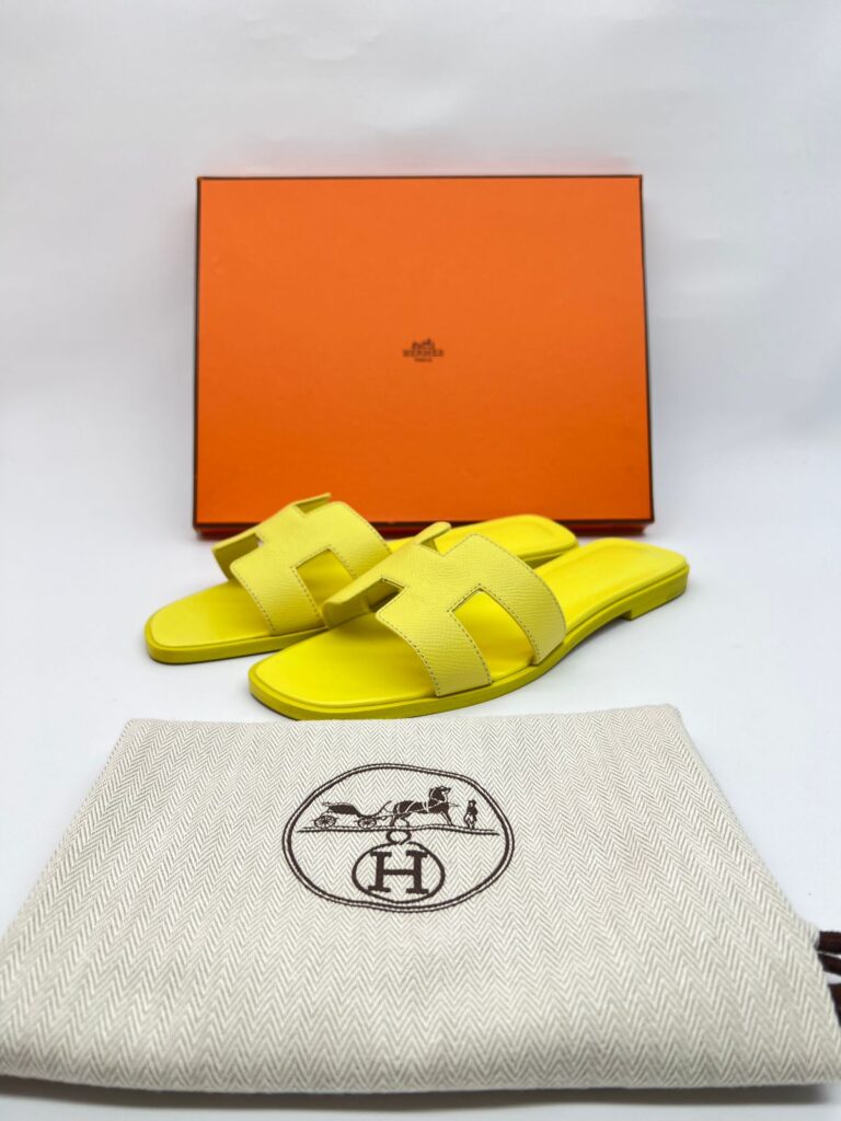 Oral Sandal Epsom Jaune