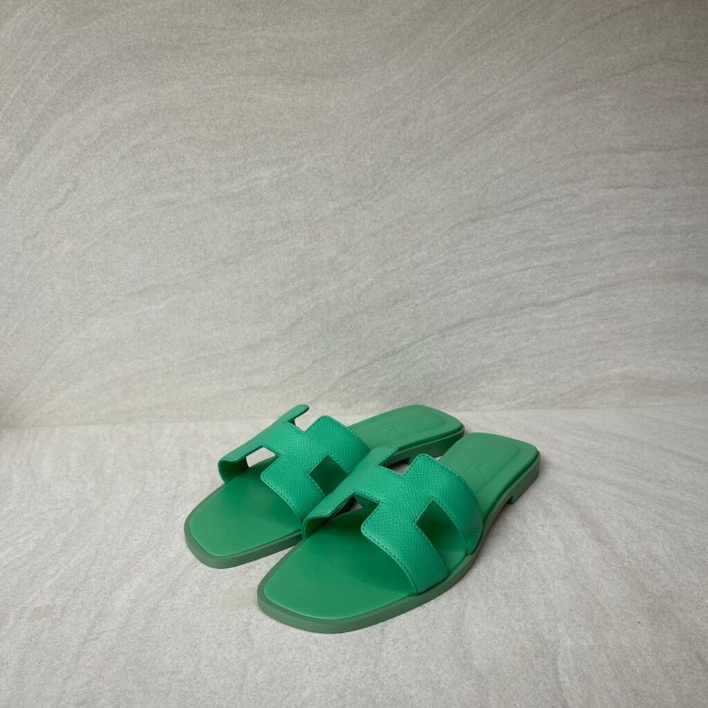 Oran Sandal Epsom Vert Pomme