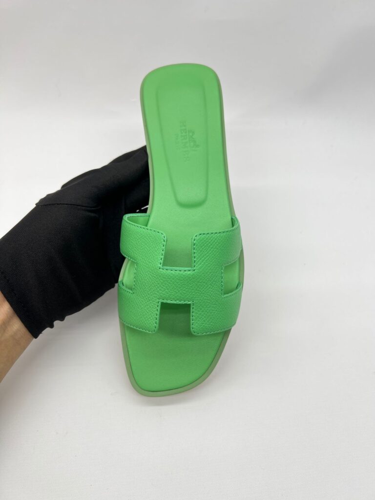 Oran Sandal Epsom Vert Pomme