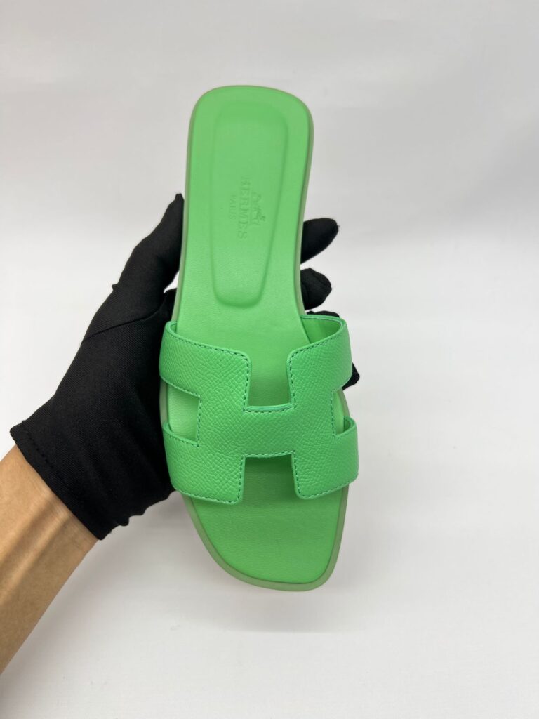 Oran Sandal Epsom Vert Pomme