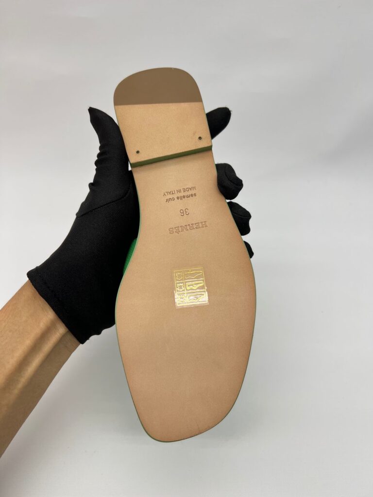 Oran Sandal Epsom Vert Pomme