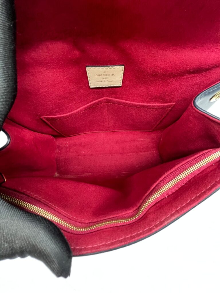 Cluny BB Monogram Red Blue Creme GHW