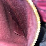 Lady Dior Medium Velvet Dark Maroon GHW