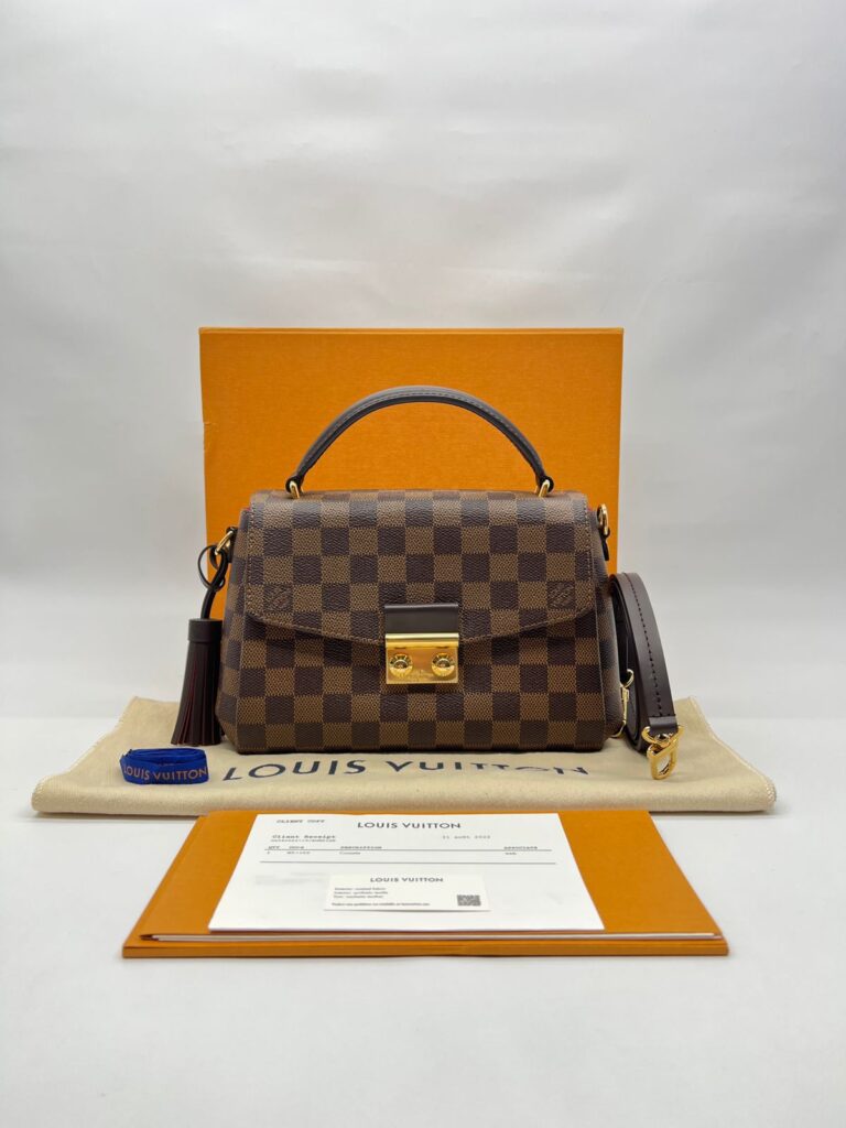 Croisette Damier Ebene GHW