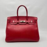 Birkin 25 Epsom Rouge Casaque PHW