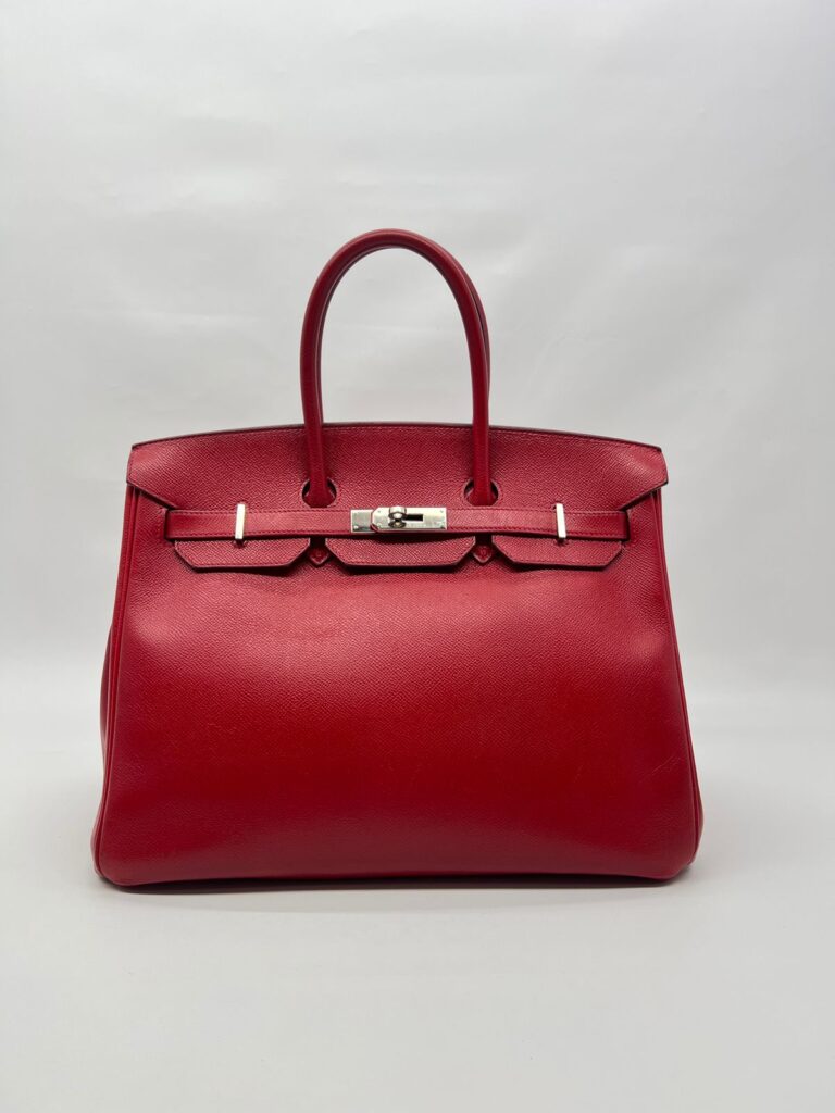 Birkin 25 Epsom Rouge Casaque PHW