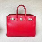 Birkin 25 Epsom Rouge Casaque PHW