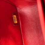 Medium Classic D Flap Caviar Red SHW