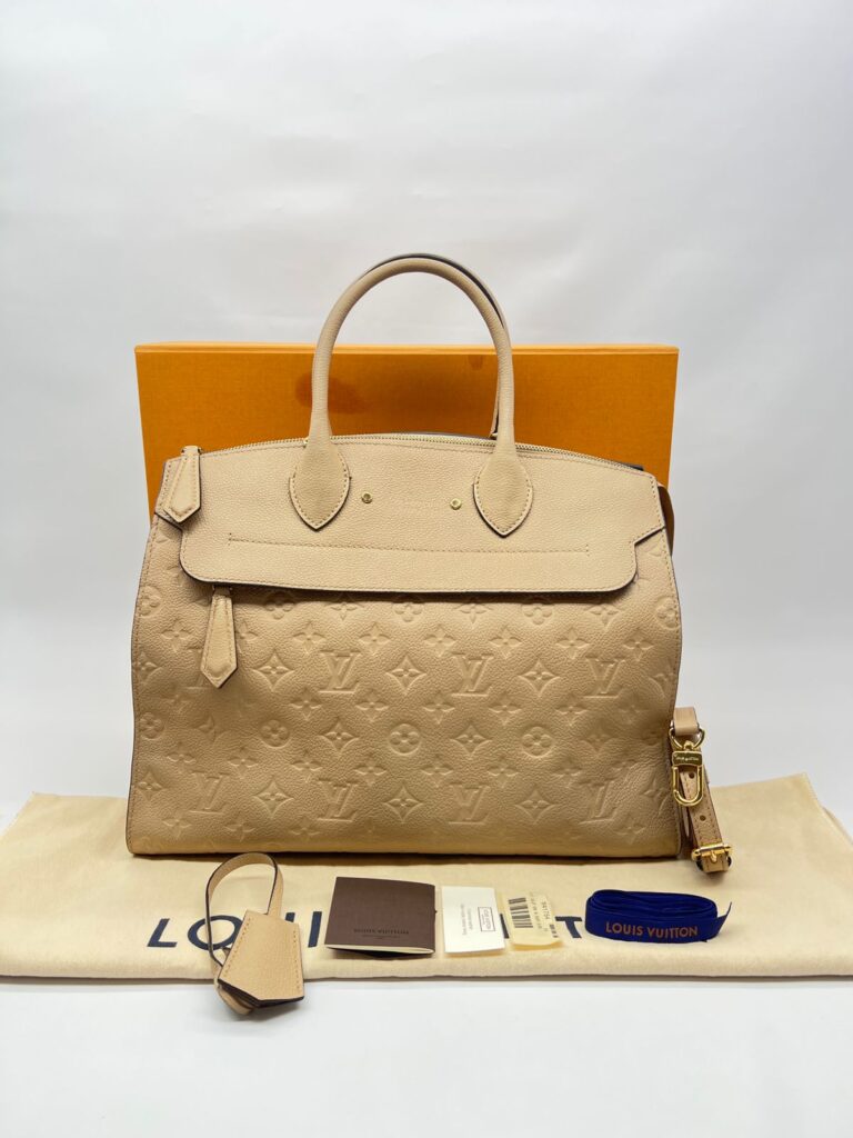 Pont Neuf GM Monogram Empreinte Dune GHW