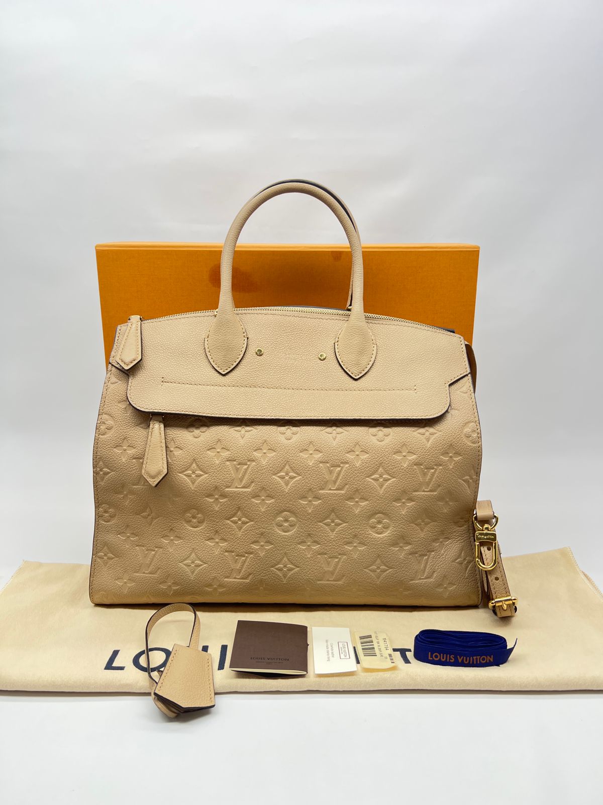 Pont Neuf GM Monogram Empreinte Dune GHW