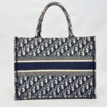 Medium Book Tote Blue Oblique
