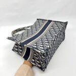 Medium Book Tote Blue Oblique