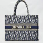 Medium Book Tote Blue Oblique