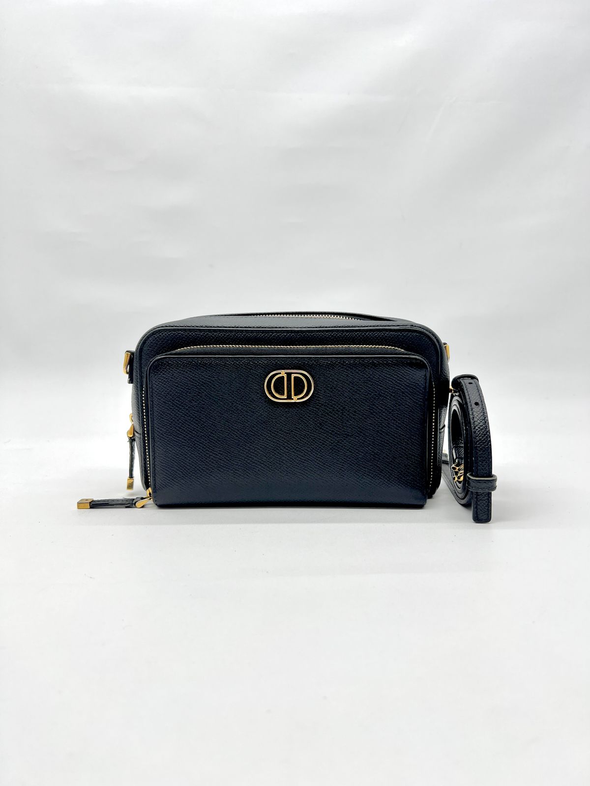 Caro Double Pouch Black GHW