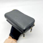 Caro Double Pouch Black GHW