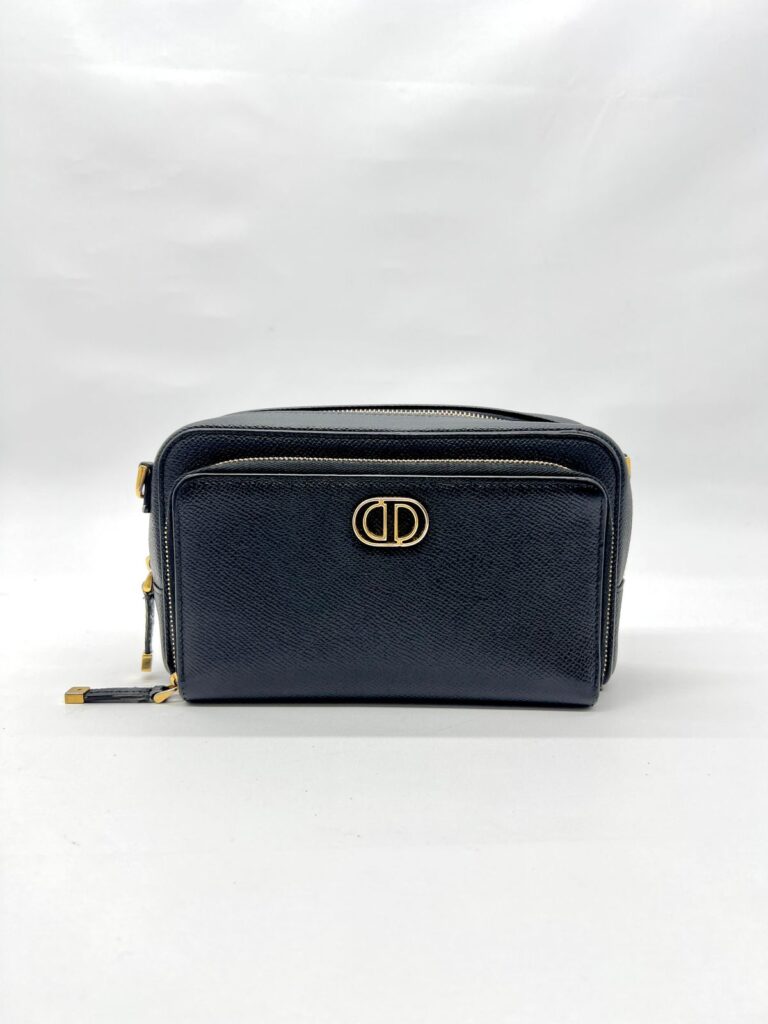 Caro Double Pouch Black GHW