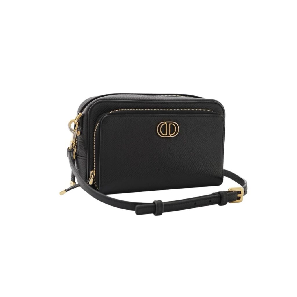 Caro Double Pouch Black GHW