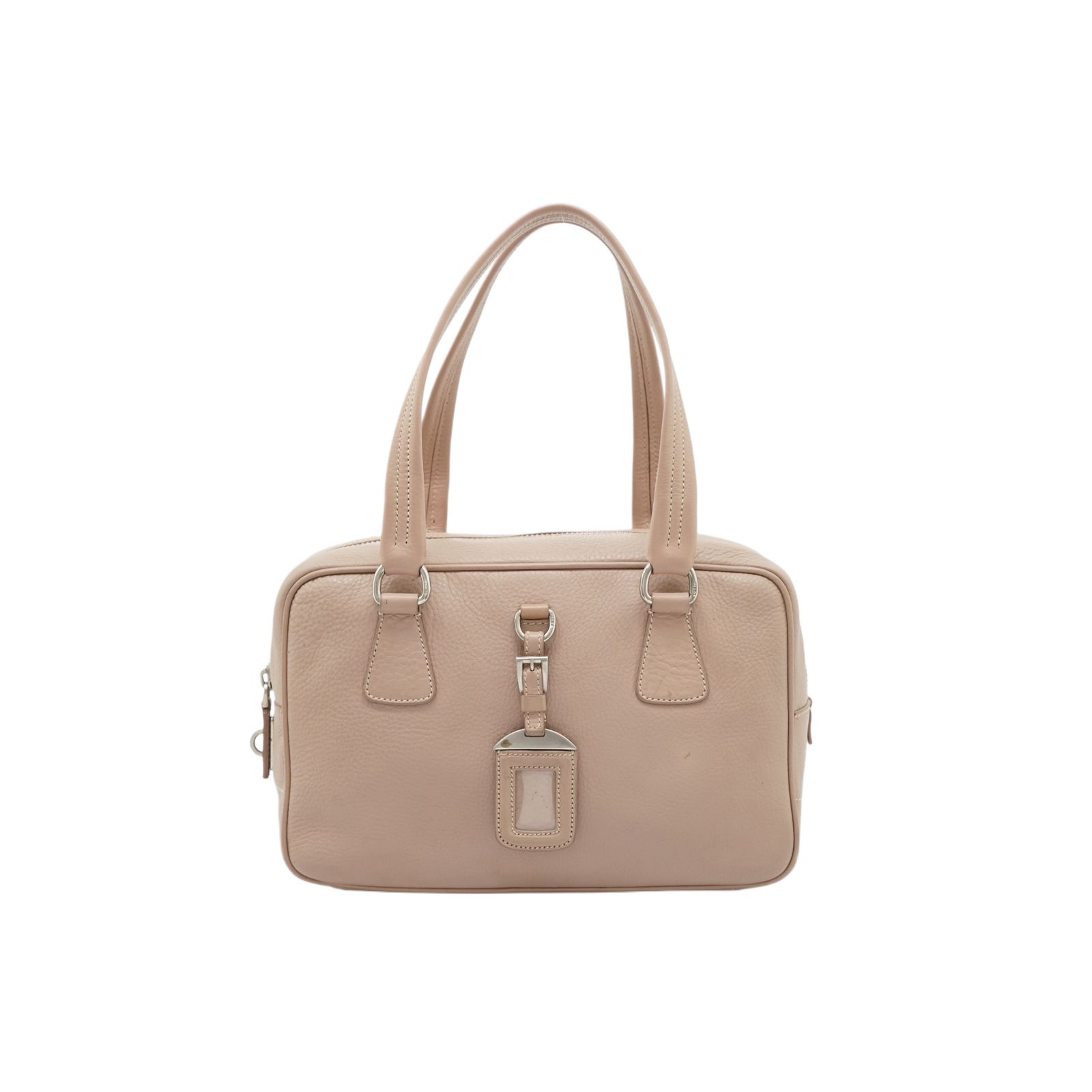 Bauletto Zip Vitello Daino Cammeo Rosa