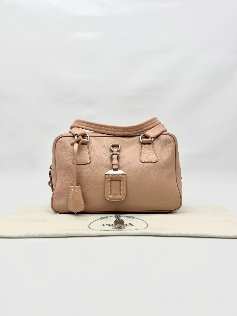 Bauletto Zip Vitello Daino Cammeo Rosa