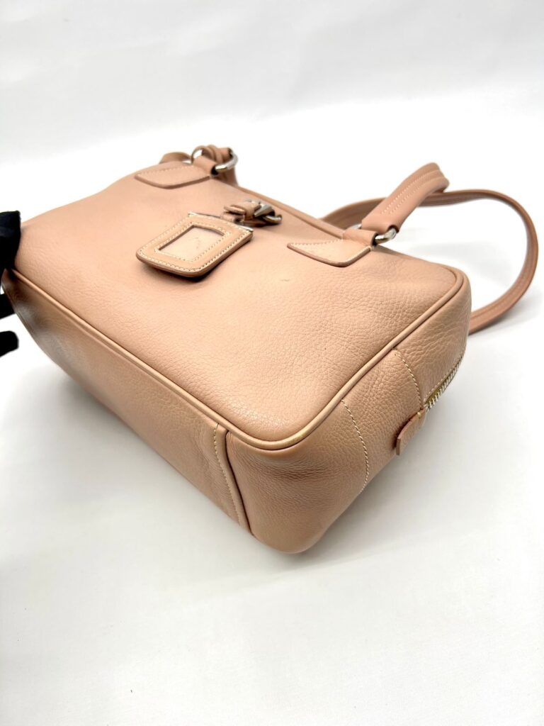 Bauletto Zip Vitello Daino Cammeo Rosa