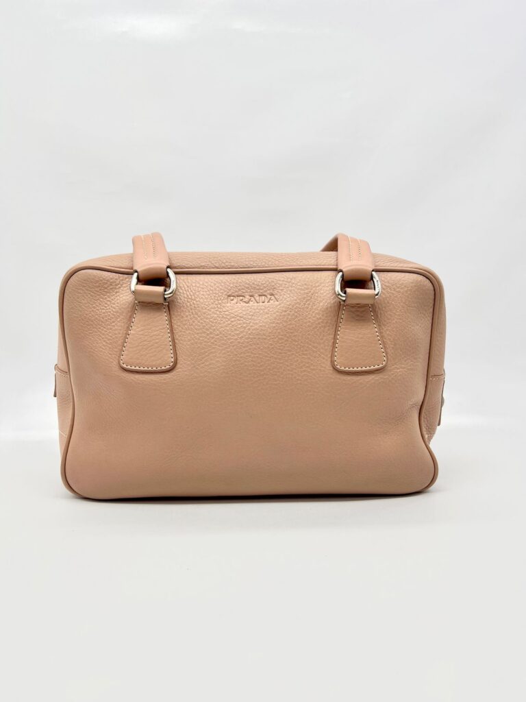 Bauletto Zip Vitello Daino Cammeo Rosa