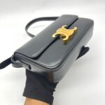 Triomphe Shoulder Bag Black GHW