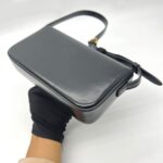 Triomphe Shoulder Bag Black GHW