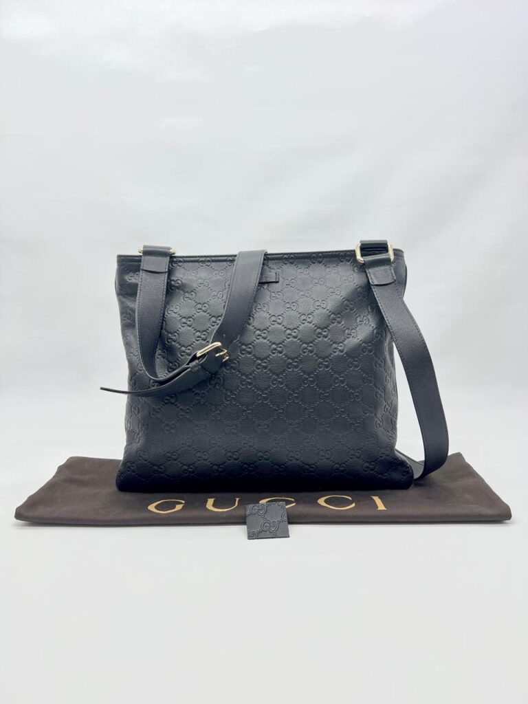 Guccissima Messenger Black SHW