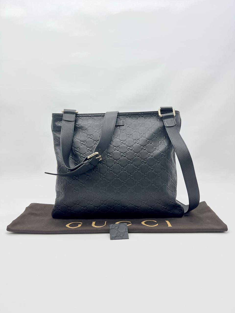 Guccissima Messenger Black SHW