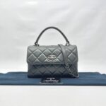 CC Trendy Lambskin Grey RHW