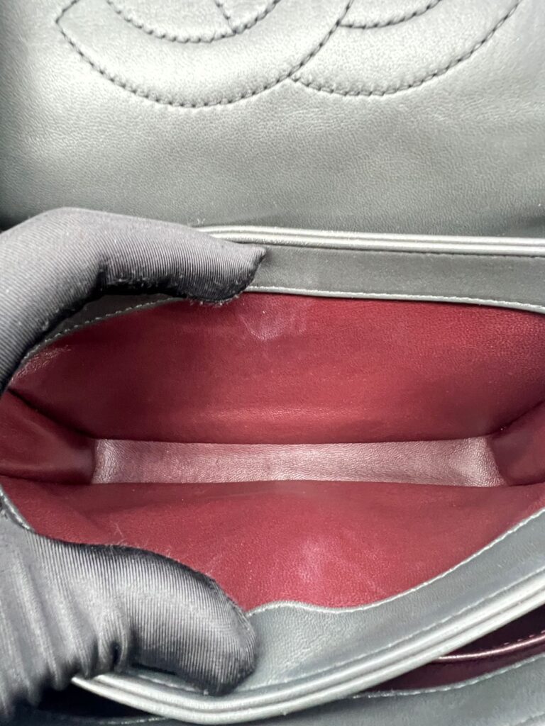 CC Trendy Lambskin Grey RHW