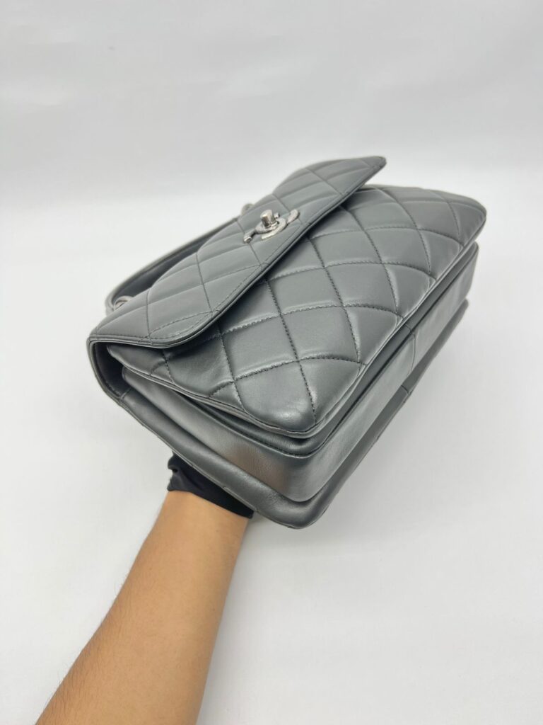 CC Trendy Lambskin Grey RHW