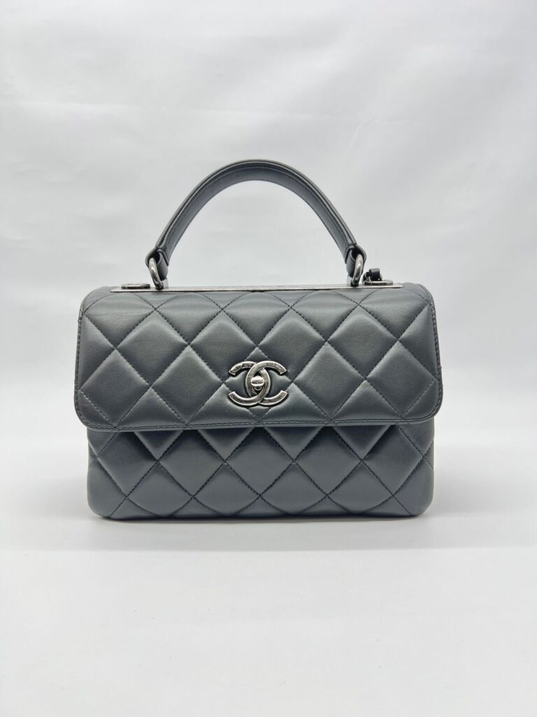 CC Trendy Lambskin Grey RHW