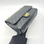 Reissue 226 Medium Crinkled Calfskin Black GHW