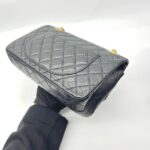 Reissue 226 Medium Crinkled Calfskin Black GHW