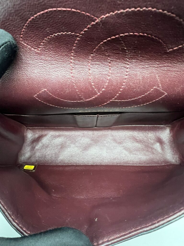 Reissue 226 Medium Crinkled Calfskin Black GHW