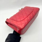 Jumbo Classic D Flap Caviar Red SHW