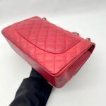 Jumbo Classic D Flap Caviar Red SHW