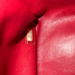 Jumbo Classic D Flap Caviar Red SHW