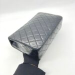 Flap Tangled Pearl Lambskin Black GHW