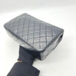 Flap Tangled Pearl Lambskin Black GHW