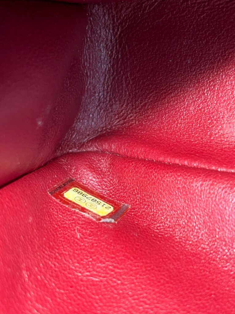 Flap Tangled Pearl Lambskin Black GHW