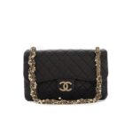 Flap Tangled Pearl Lambskin Black GHW