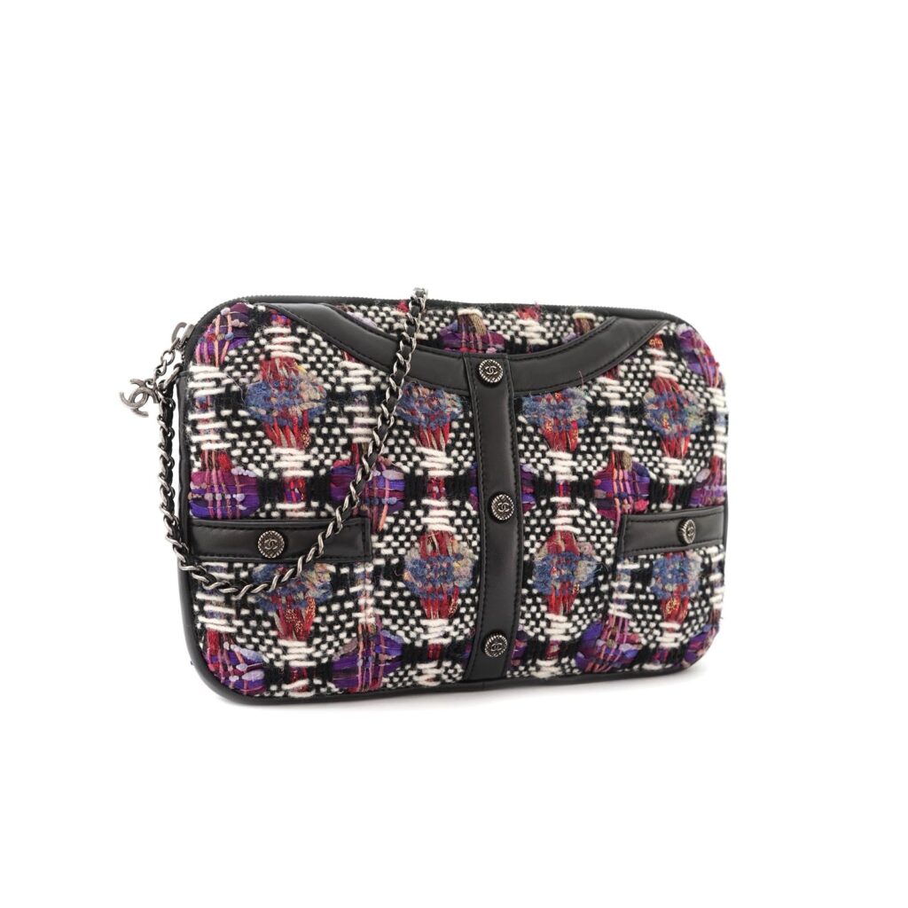 Shoulder Chain Tweed Jacket Multicolor RHW