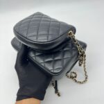 Side Pack Lambskin Black GHW
