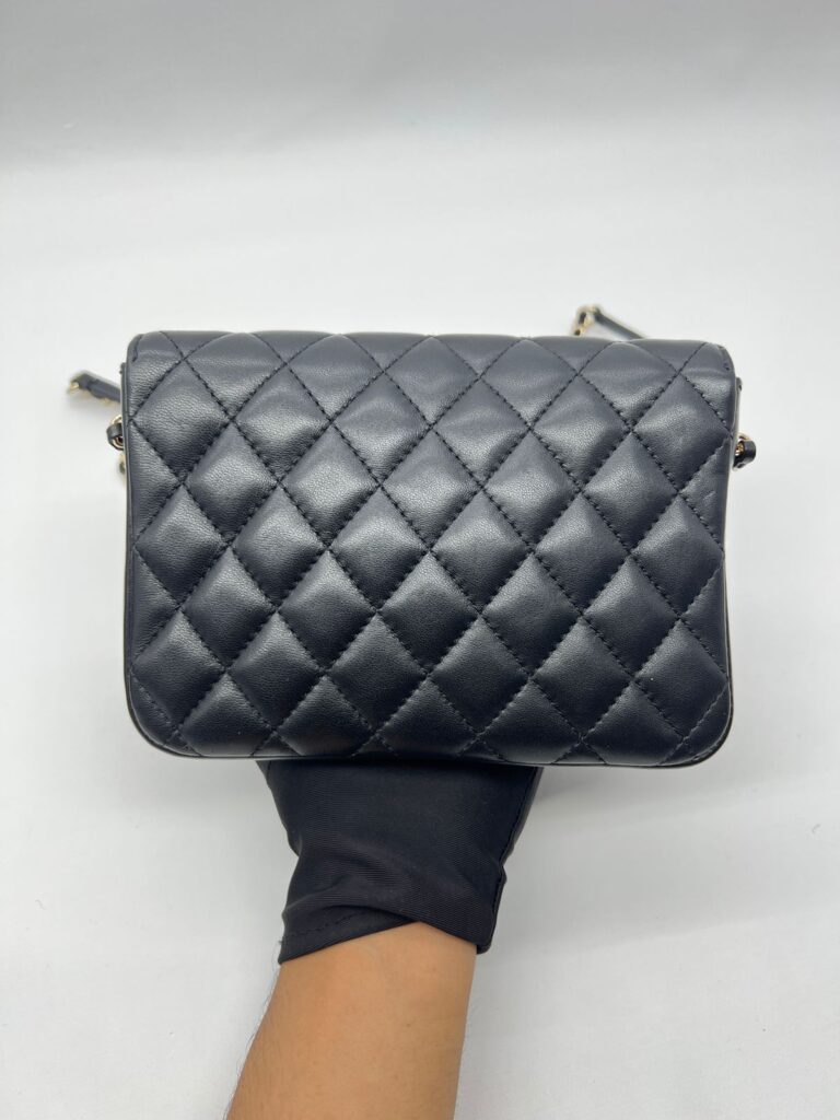 Side Pack Lambskin Black GHW