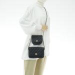 Side Pack Lambskin Black GHW