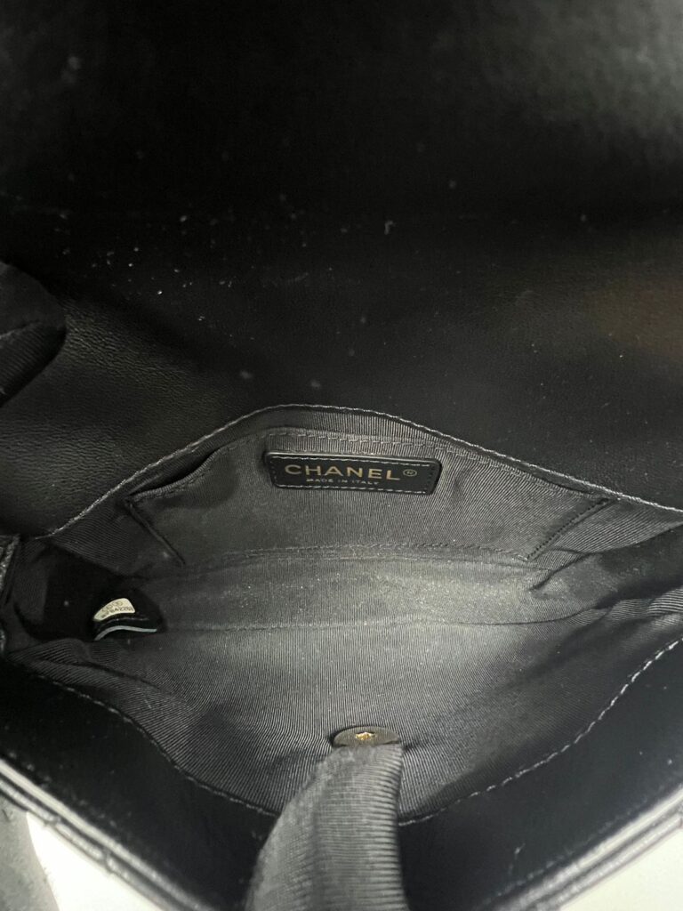 Side Pack Lambskin Black GHW