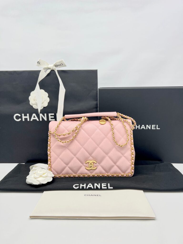 Neverending Chain Around Caviar Pink GHW