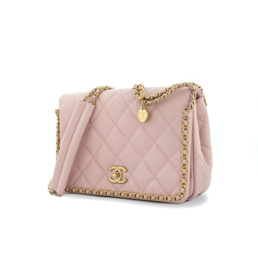 Neverending Chain Around Caviar Pink GHW